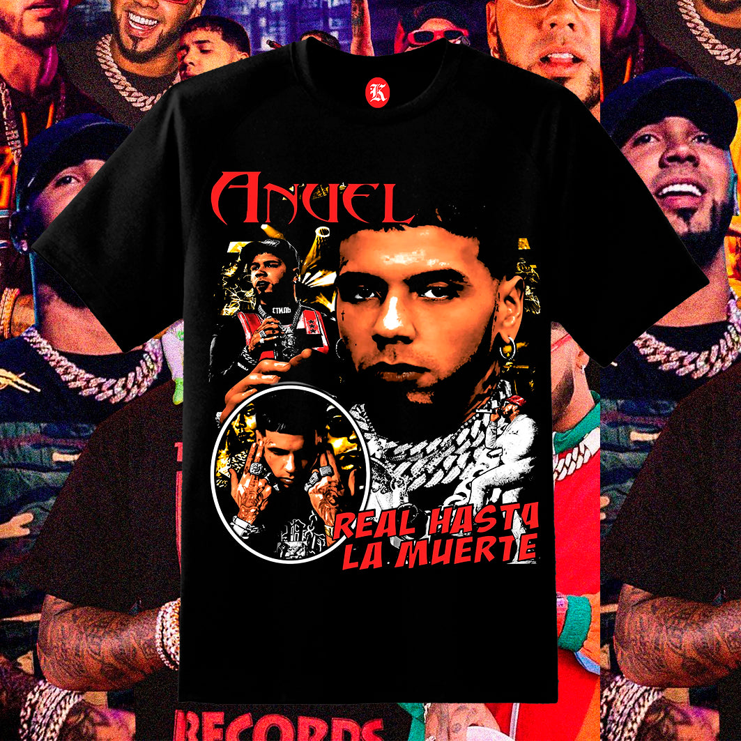 ANUEL AA BLACK TEE