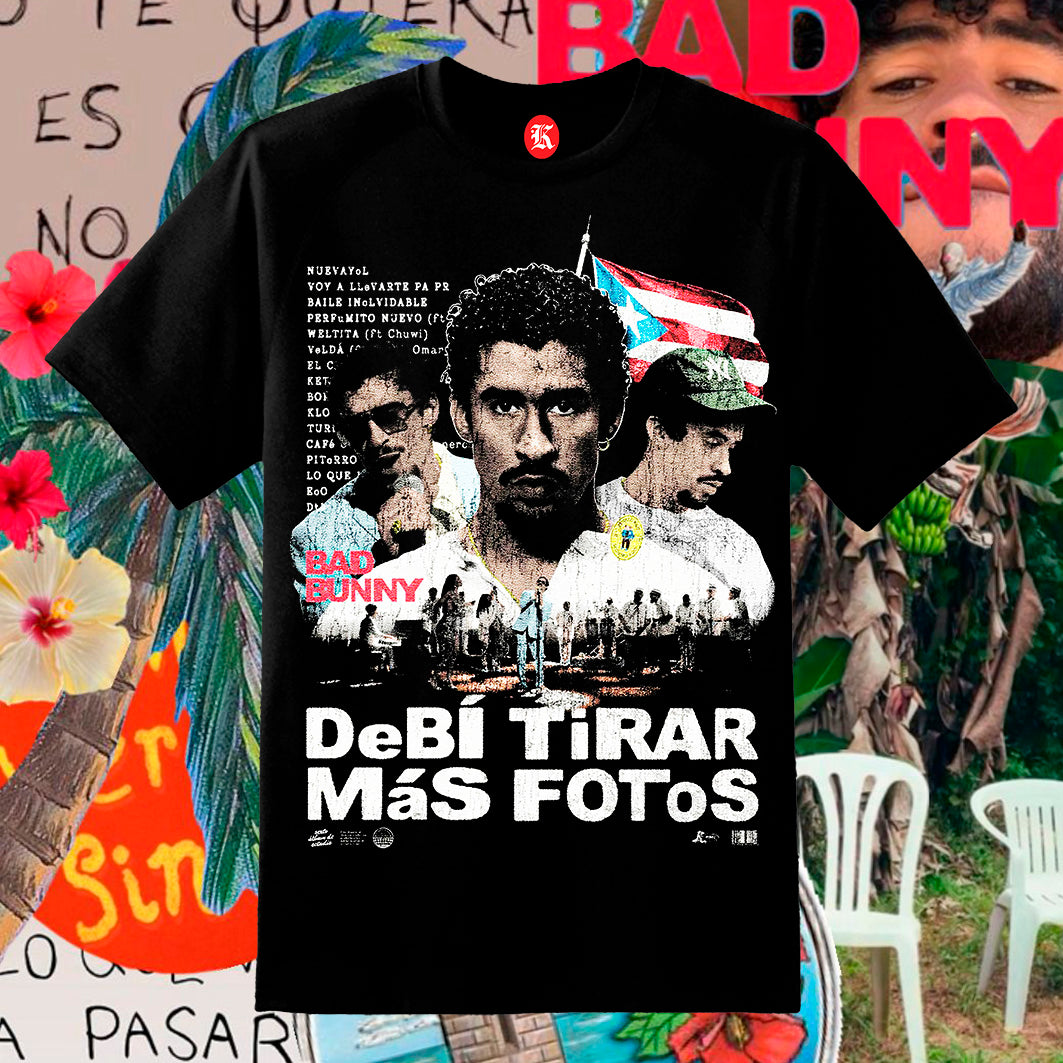 BAD BUNNY DTMF BLACK TEE V2