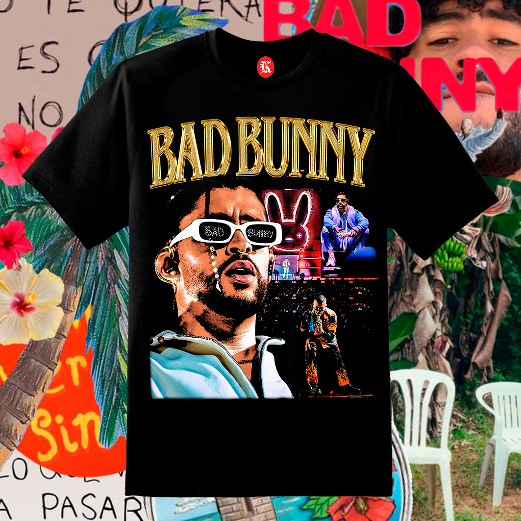 BAD BUNNY DTMF BLACK TEE V4