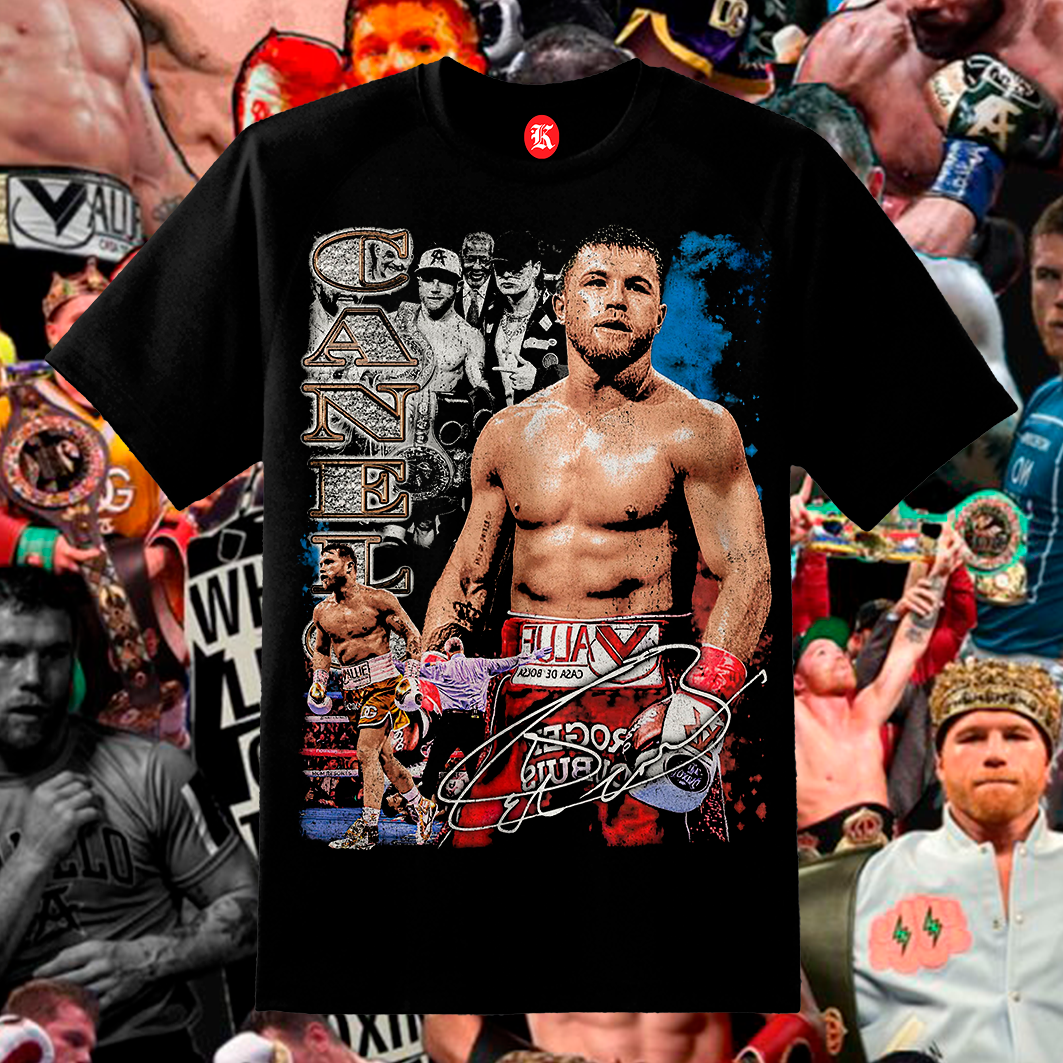 CANELO ALVAREZ V2 BLACK TEE