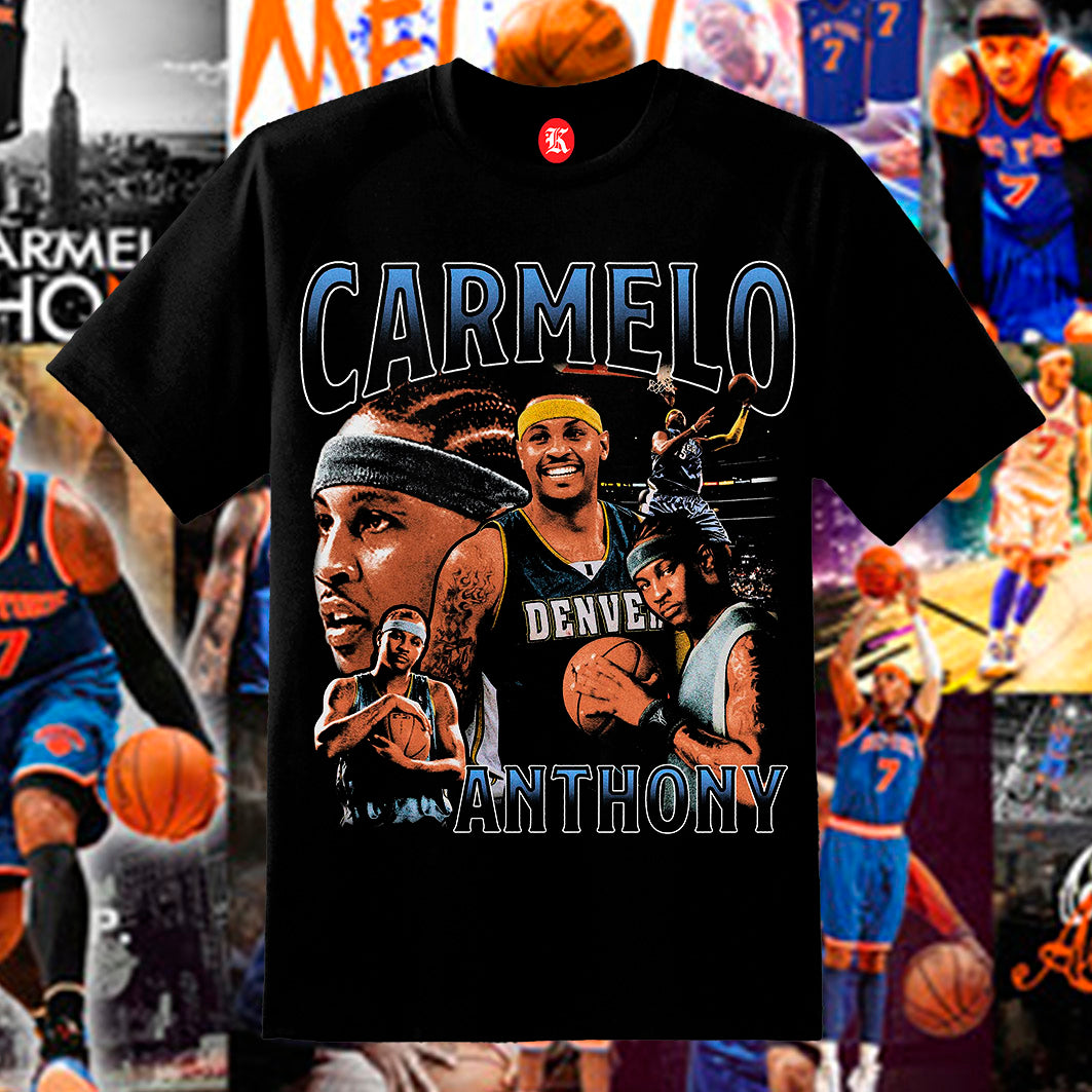 CARMELO ANTHONY BLACK TEE