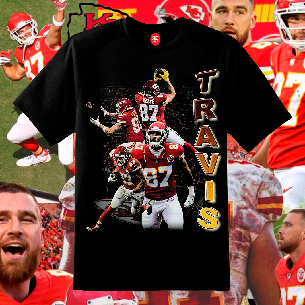 TRAVIS KELCE V2 BLACK TEE