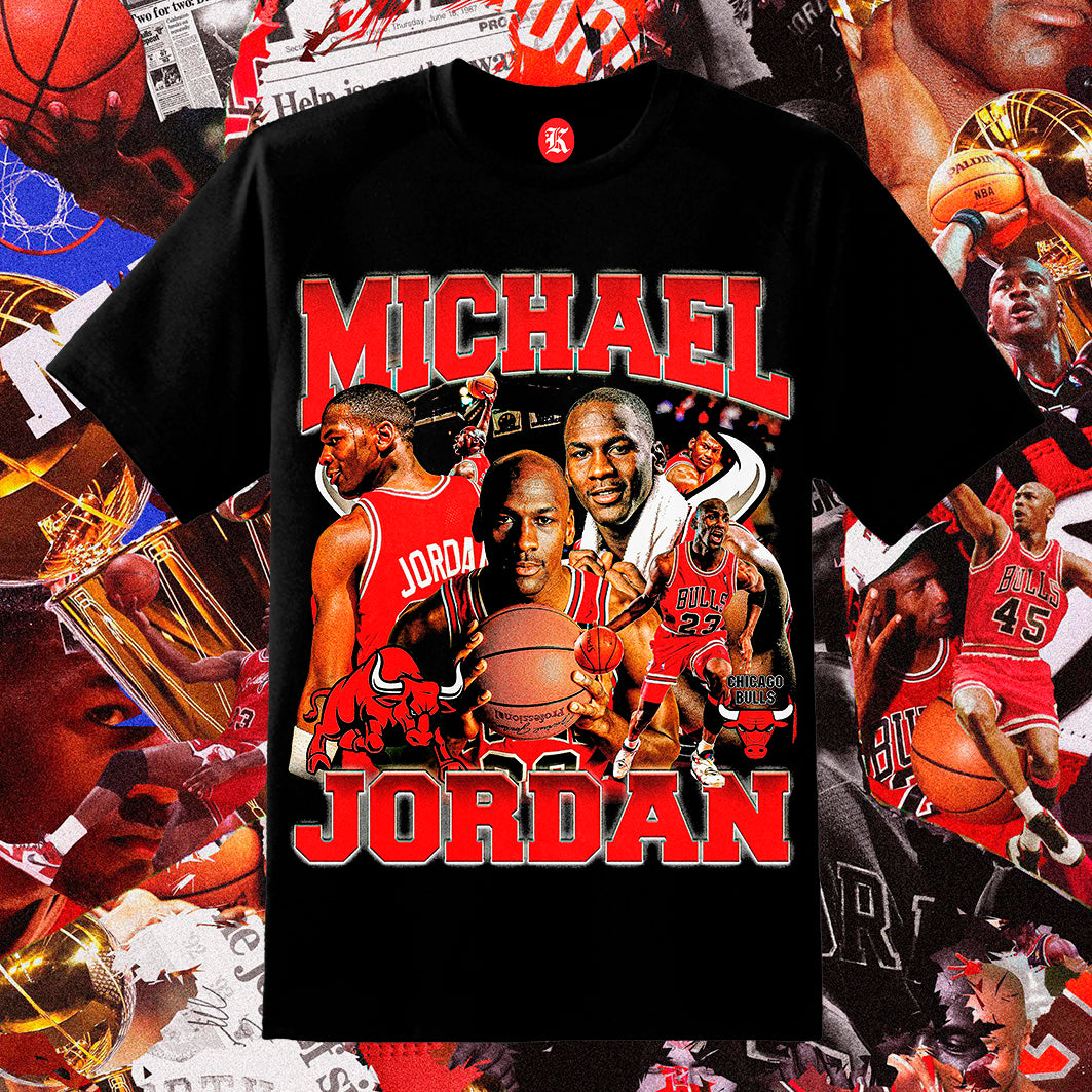MICHAEL JORDAN V3 BLACK TEE