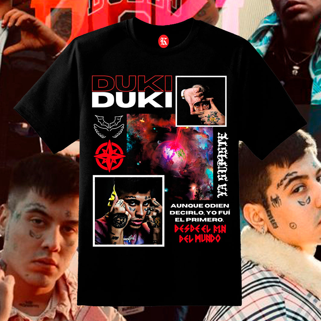 DUKI V4 BLACK TEE
