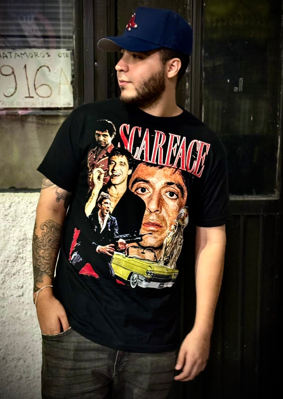 SCARFACE V3 BLACK TEE