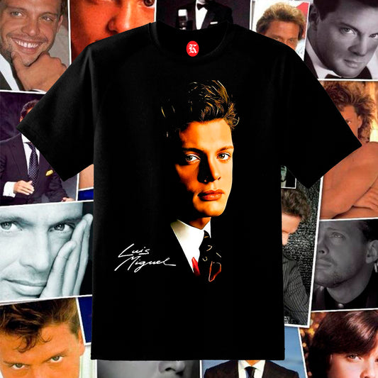 LUIS MIGUEL BLACK TEE