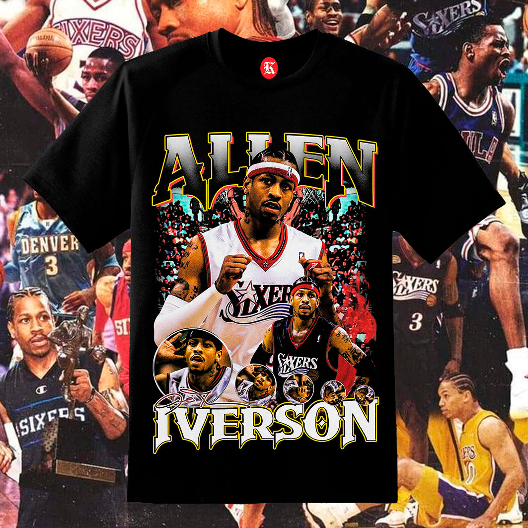 ALLEN IVERSON BLACK TEE