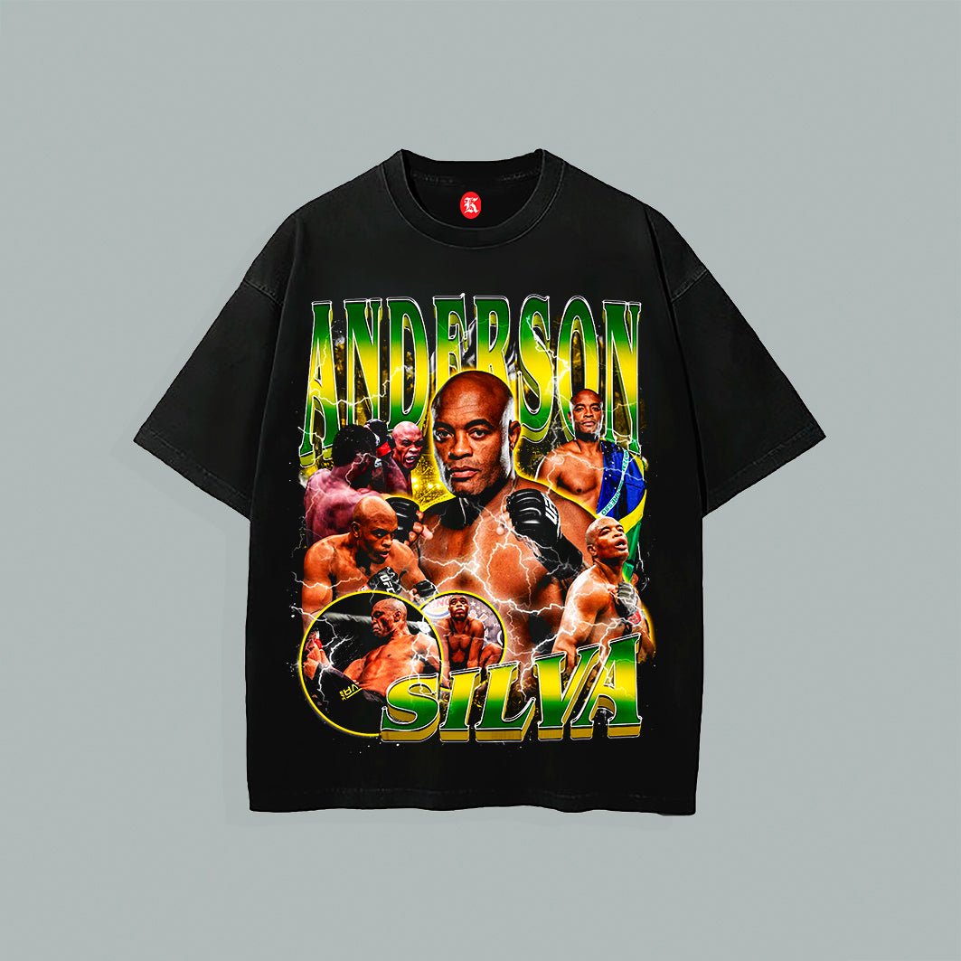 ANDERSON SILVA BLACK TEE