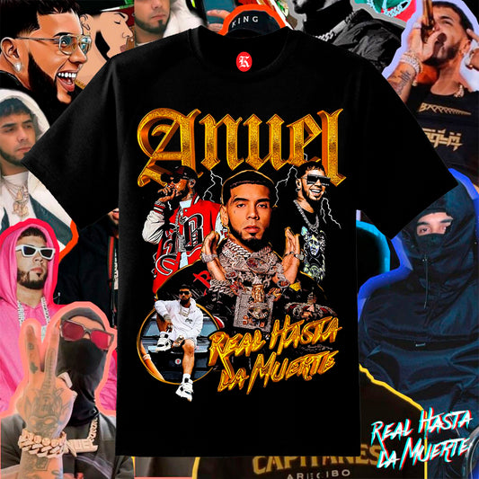 ANUEL AA V2 BLACK TEE