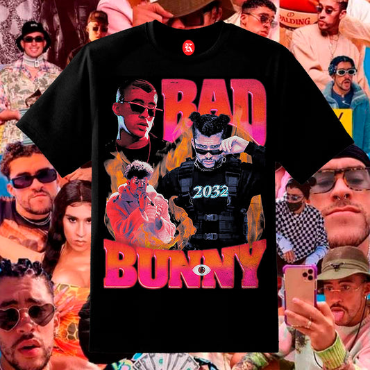 BAD BUNNY BLACK TEE