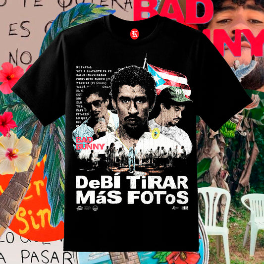BAD BUNNY DTMF BLACK TEE V2