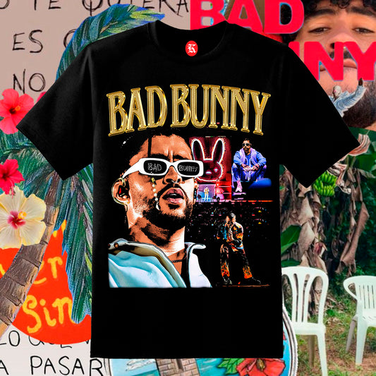 BAD BUNNY DTMF BLACK TEE V4