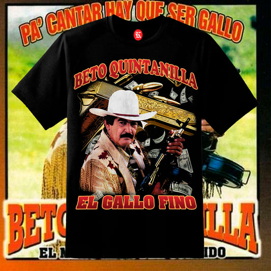 BETO QUINTANILLA BLACK TEE