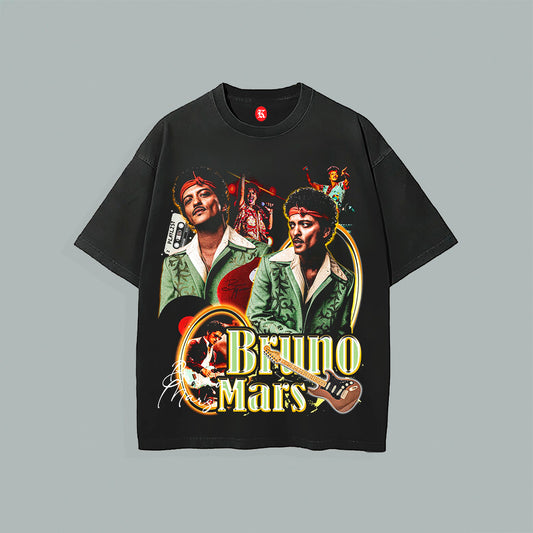 BRUNO MARS BLACK TEE