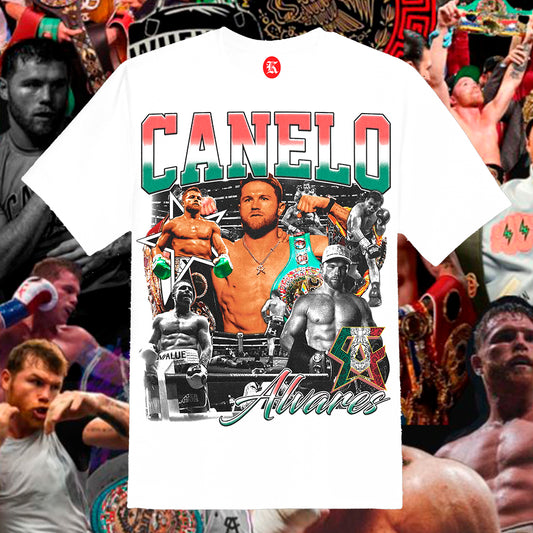 CANELO ALVAREZ V3 WHITE TEE