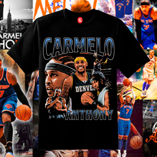 CARMELO ANTHONY BLACK TEE
