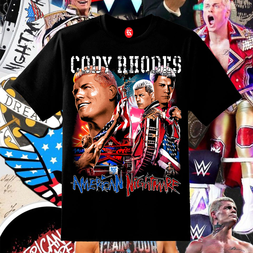 CODY RHODES BLACK TEE