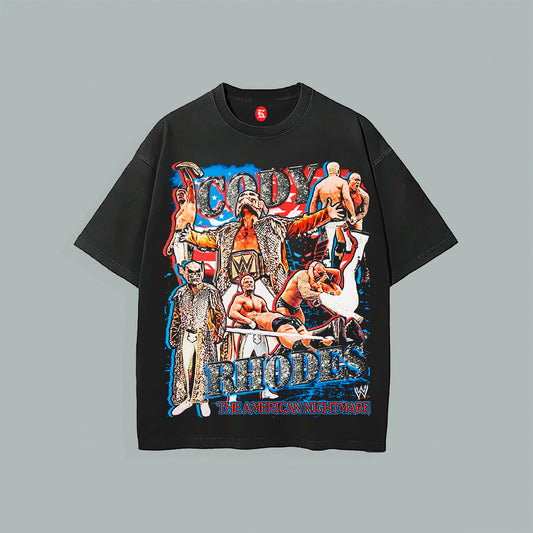 CODY RHODES V2 BLACK TEE