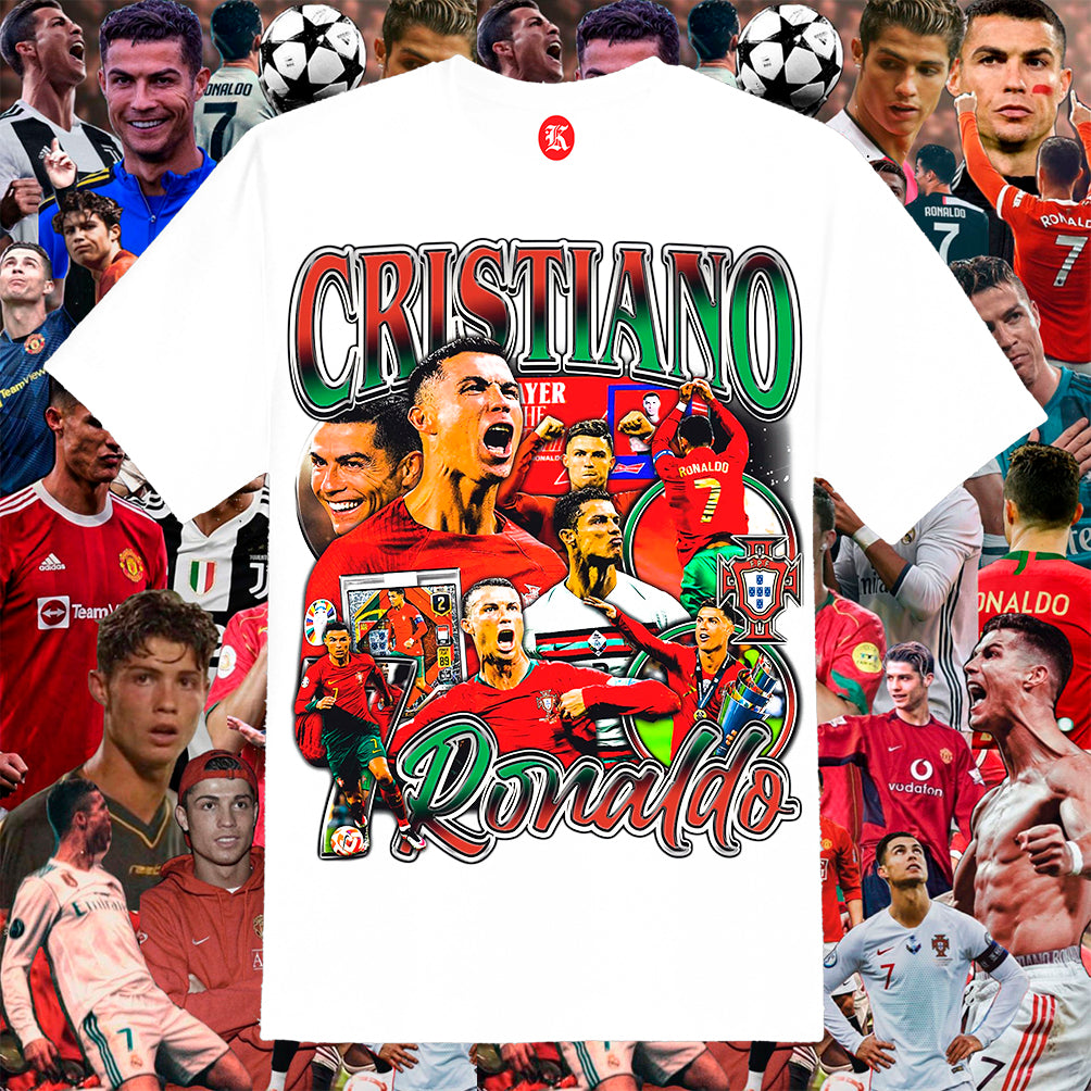 CR7 PORTUGAL WHITE TEE