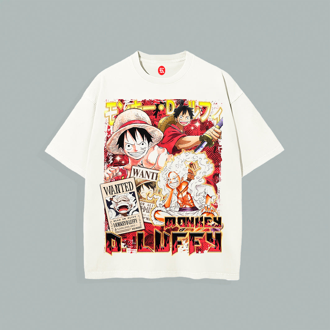 ONE PIECE: MONKEY D. LUFFY WHITE TEE