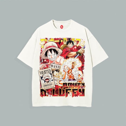 ONE PIECE: MONKEY D. LUFFY WHITE TEE