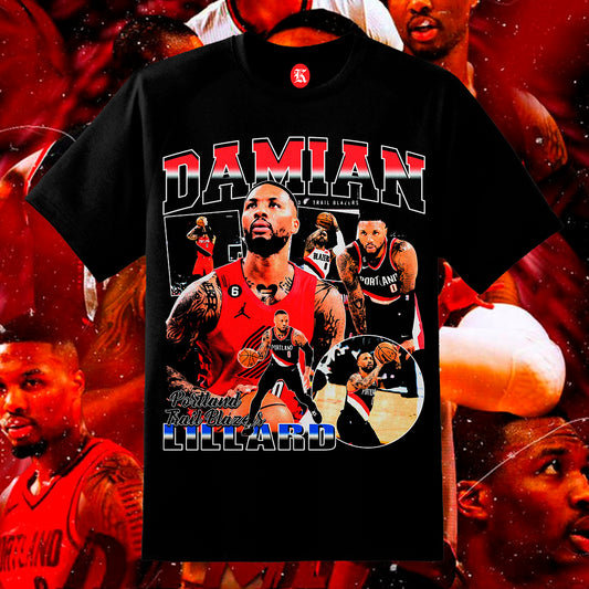 DAMIAN LILLARD BLACK TEE
