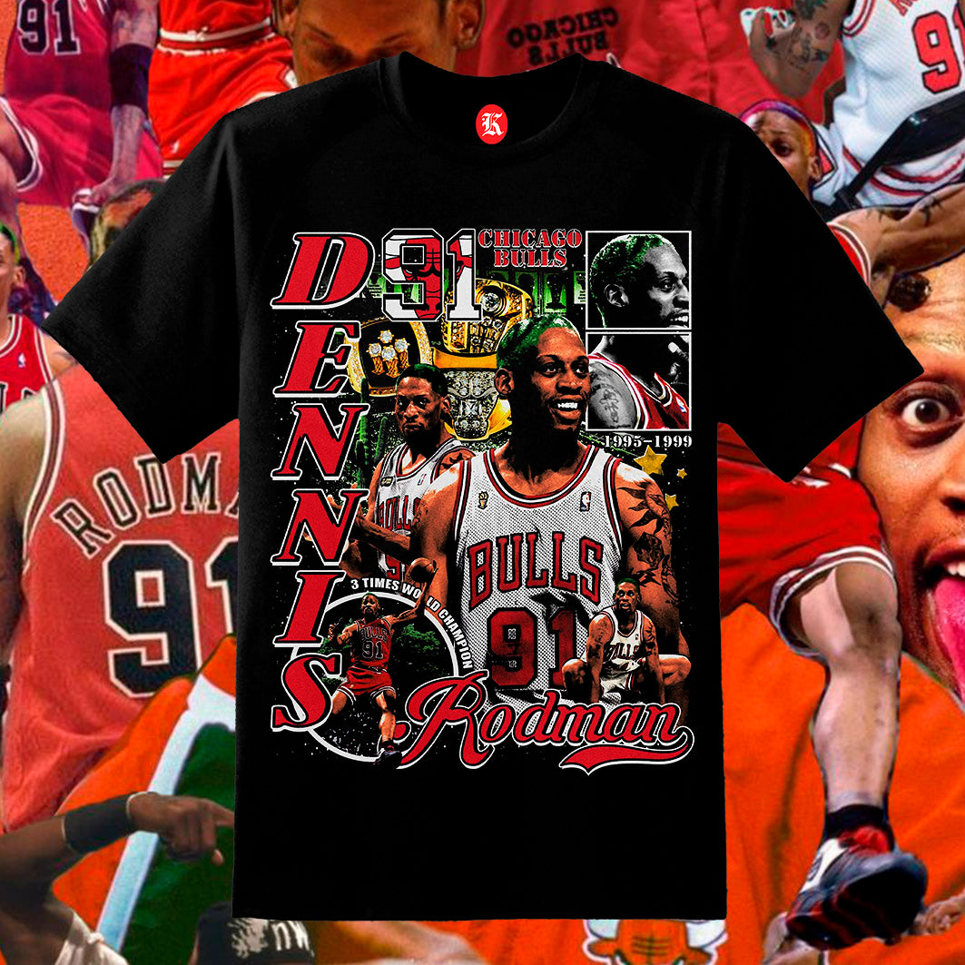 DENNIS RODMAN V3 BLACK TEE