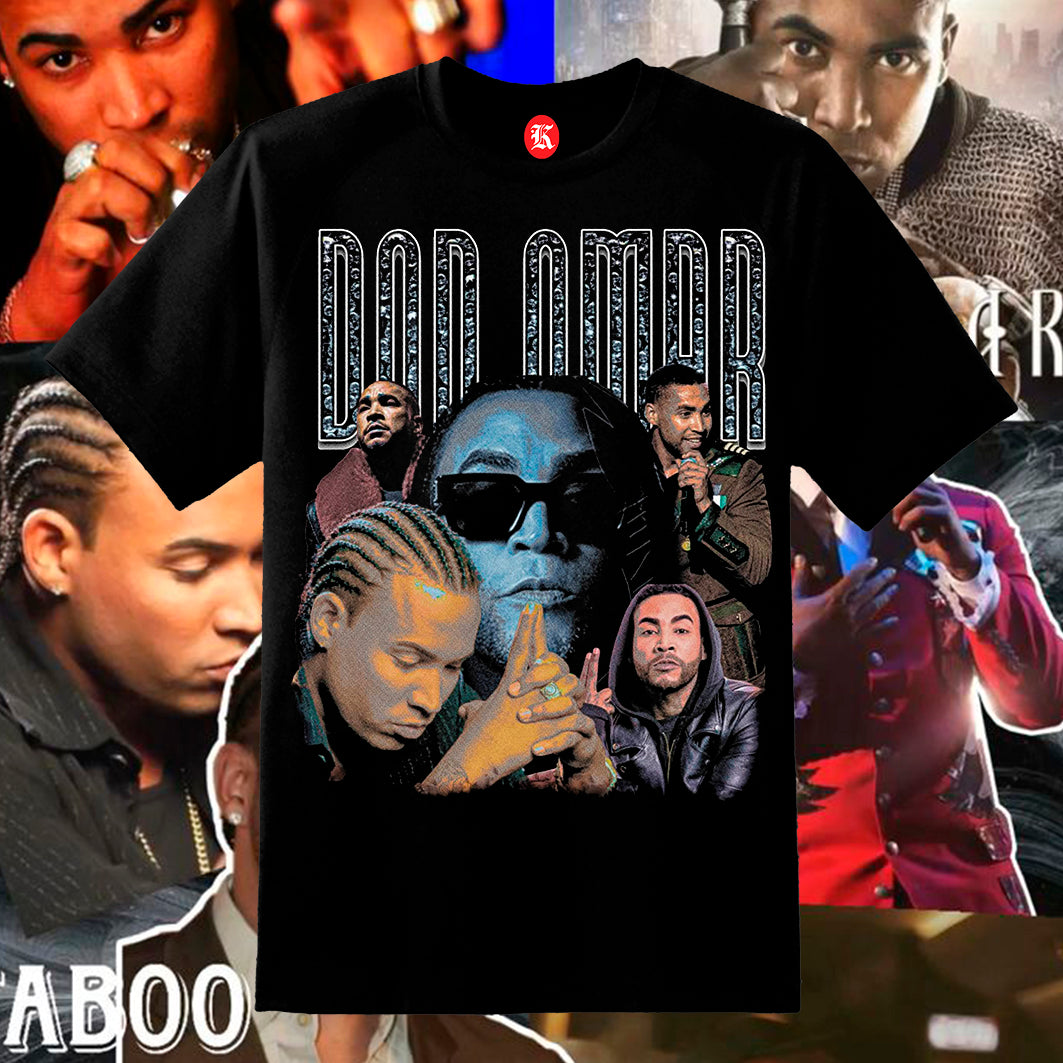 DON OMAR BLACK TEE