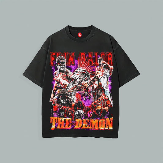 FINN BALOR DEMON BLACK TEE