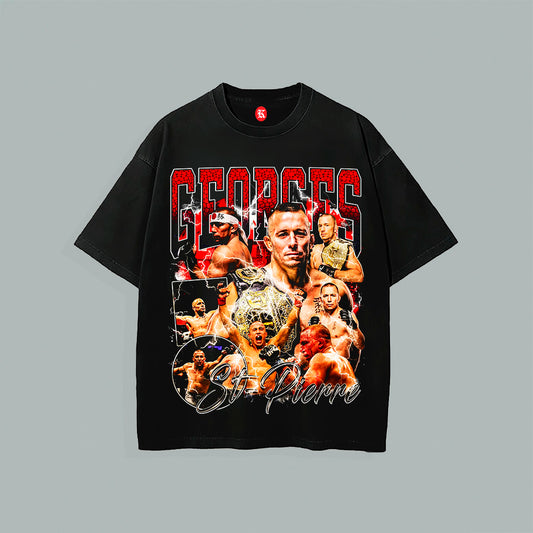 GEORGES ST. PIERRE BLACK TEE