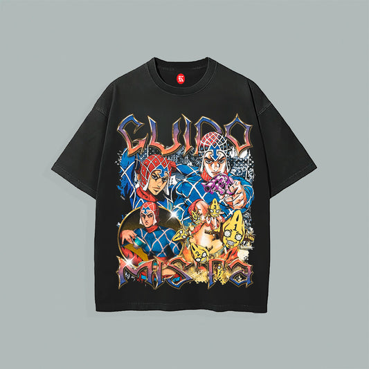 JOJO'S BIZARRE ADVENTURE: GUIDO MISTA BLACK TEE