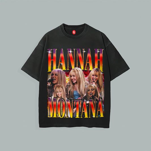 HANNAH MONTANA BLACK TEE