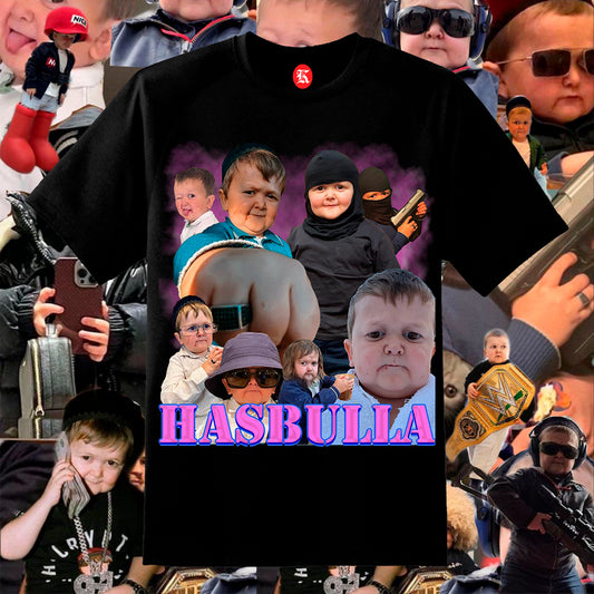 HASBULLA V2 BLACK TEE
