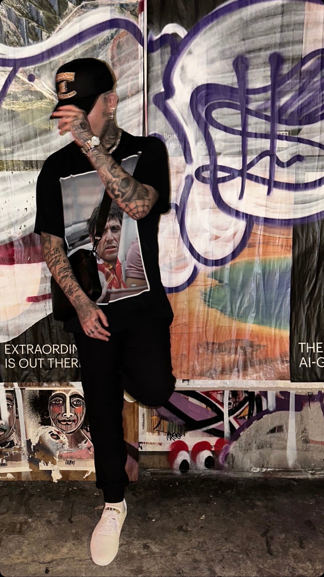 SCARFACE BLACK TEE
