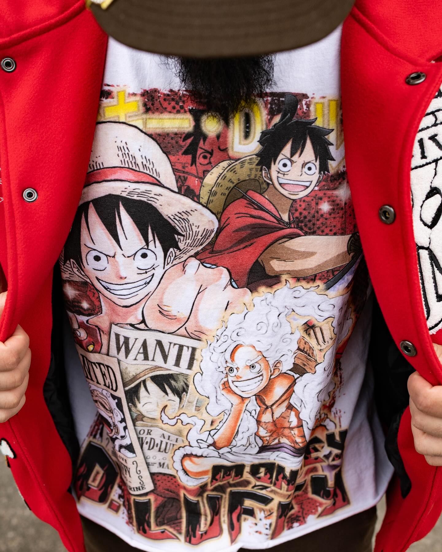 ONE PIECE: MONKEY D. LUFFY WHITE TEE