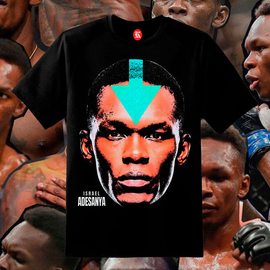 ISRAEL ADESANYA BLACK TEE
