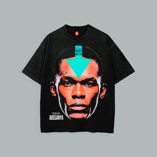 ISRAEL ADESANYA BLACK TEE
