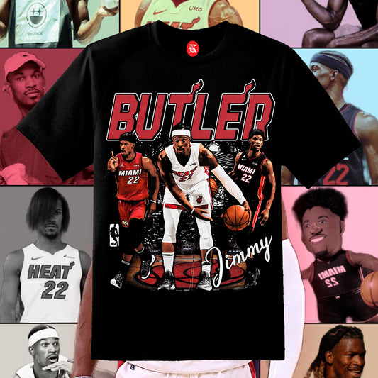 JIMMY BUTLER BLACK TEE