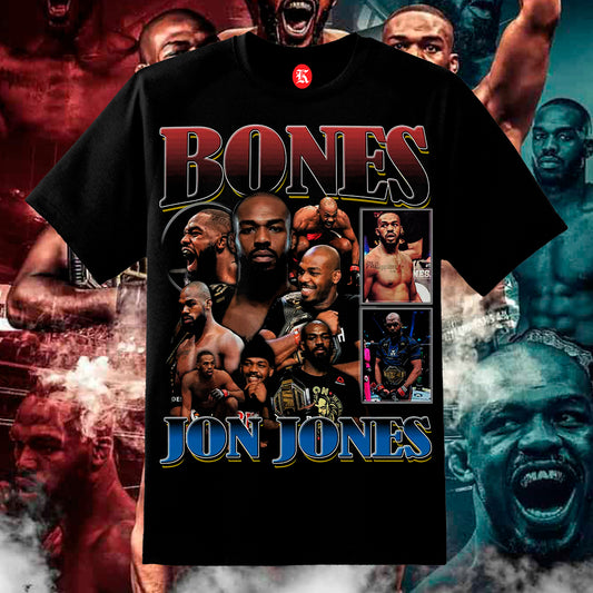 JON JONES BLACK TEE