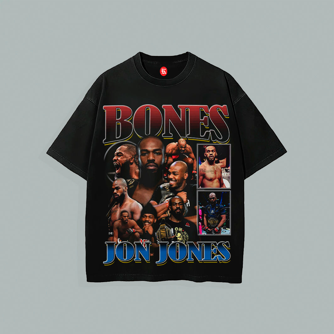 JON JONES BLACK TEE