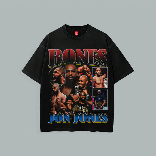 JON JONES BLACK TEE