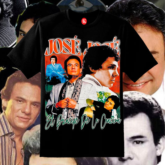 JOSE JOSE V2 BLACK TEE