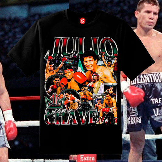 JULIO CESAR CHAVEZ BLACK TEE