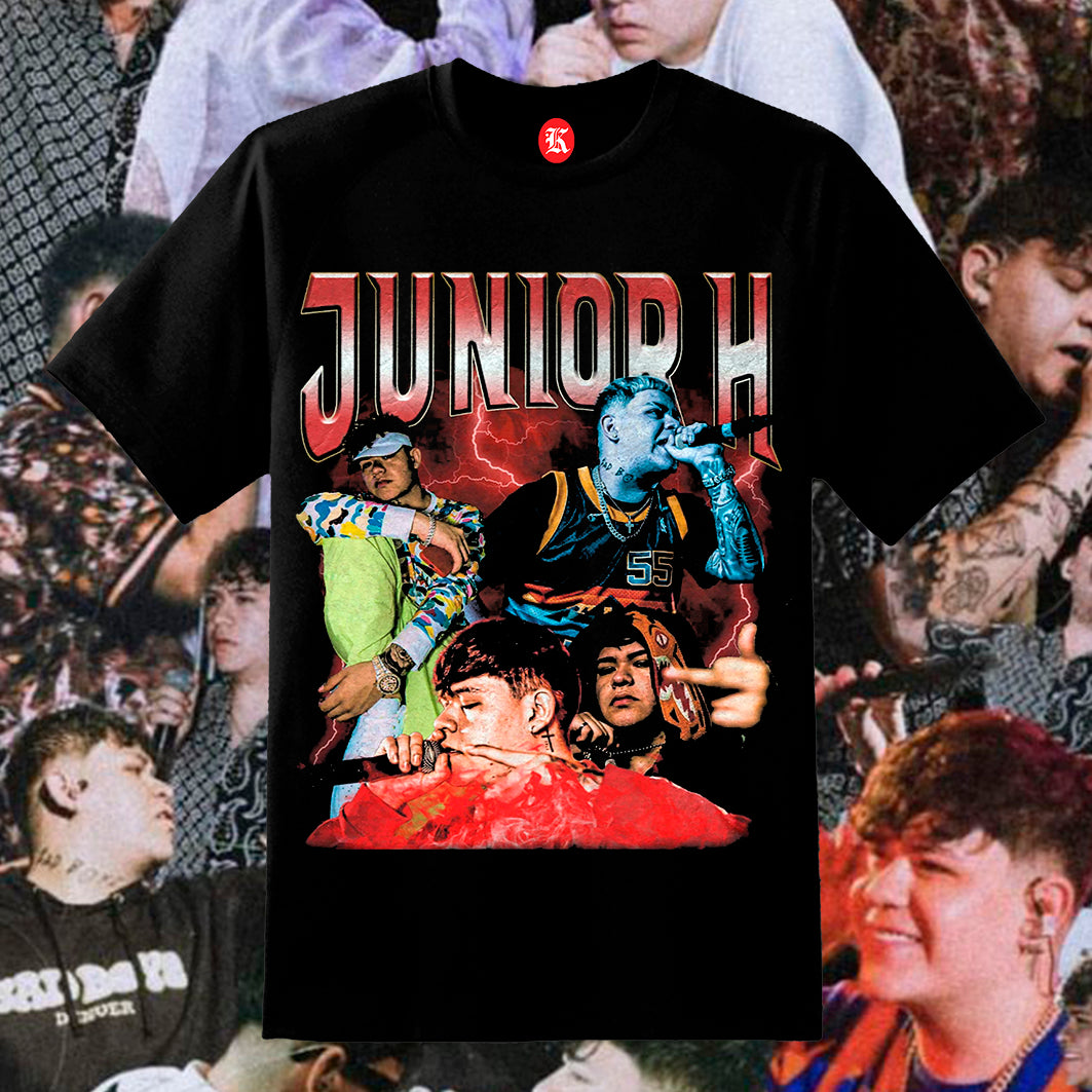 JUNIOR H BLACK TEE