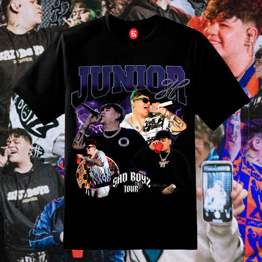 JUNIOR H V2 BLACK TEE