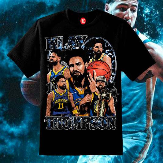 KLAY THOMPSON BLACK TEE