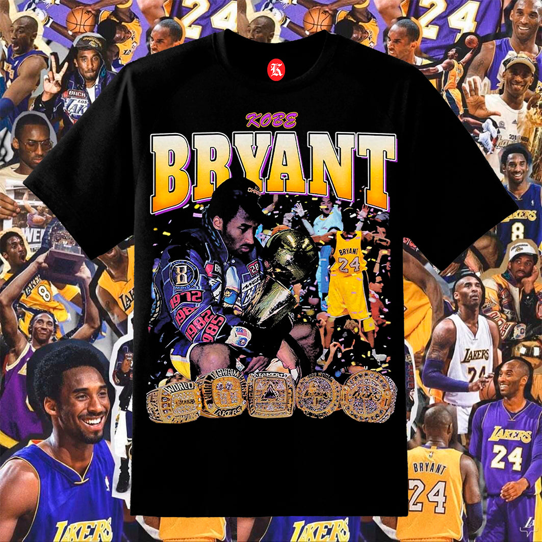 KOBE BRYANT V2 BLACK TEE