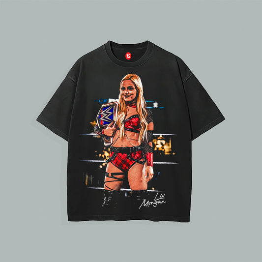 LIV MORGAN BLACK TEE