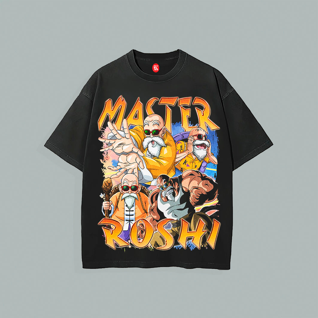 DBZ: MAESTRO ROSHI BLACK TEE