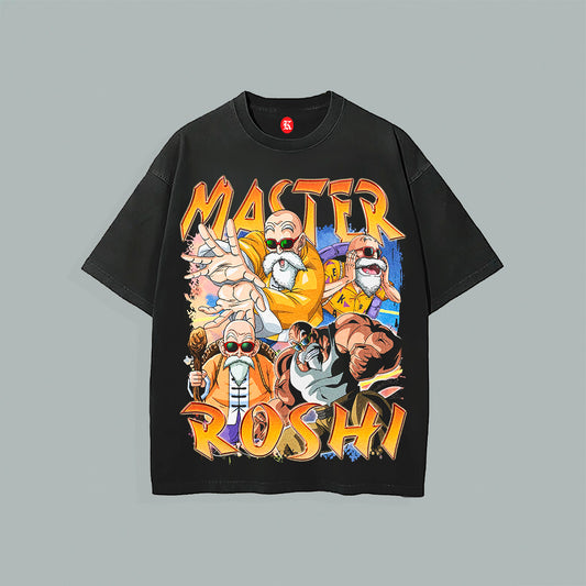 DBZ: MAESTRO ROSHI BLACK TEE